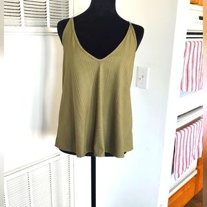 Free people swing tank green M